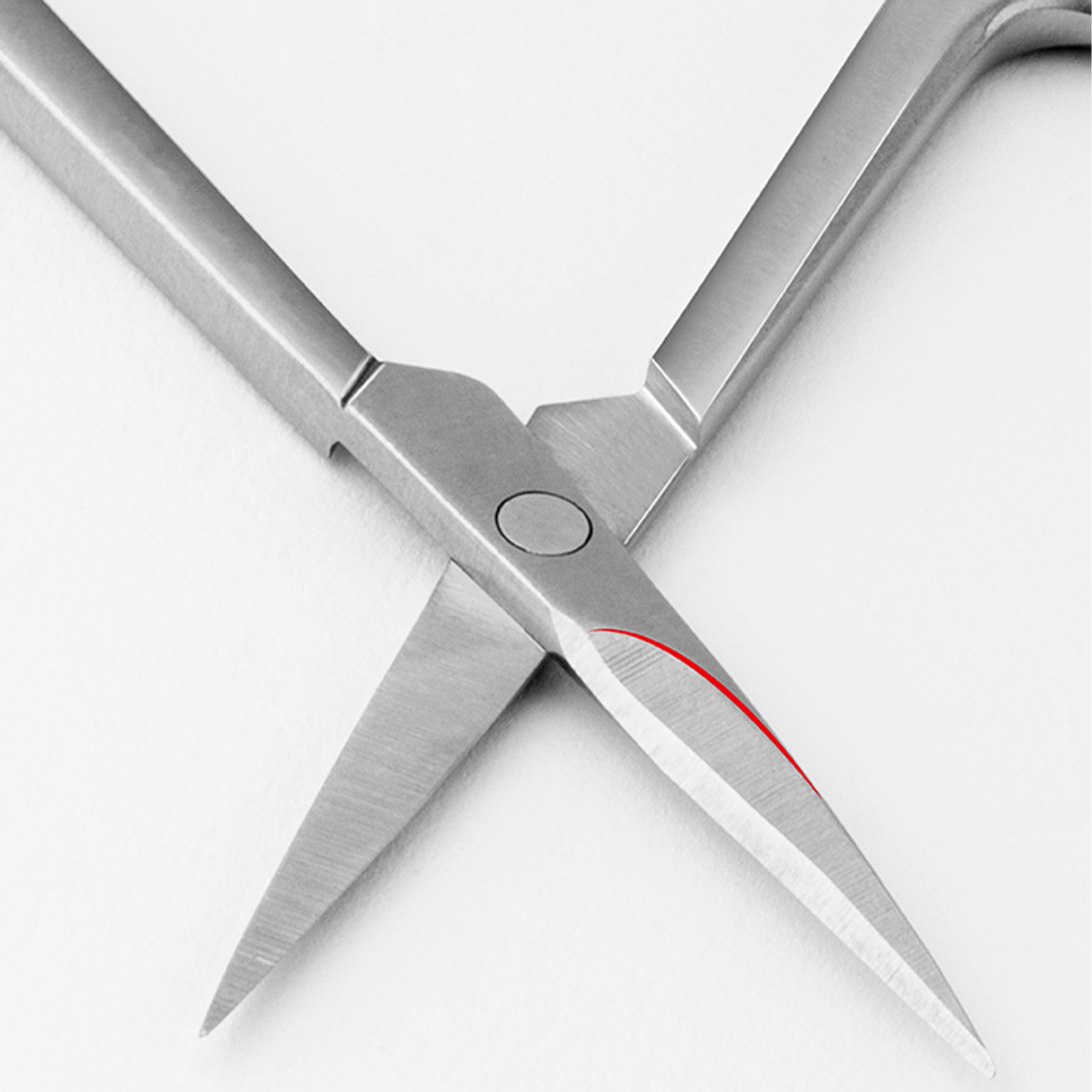 T10B02 Sharp Edge Stainless Steel Thick Modeling Scissors For Model Etching