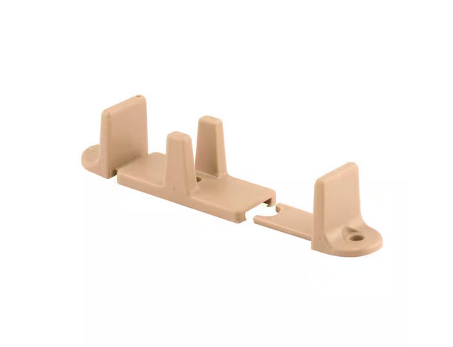 Closet Door Floor Guide 2-Pack Tan Nylon Sliding Door Hardware