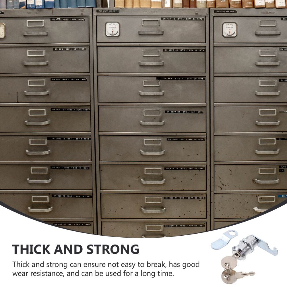 Cam Lock Desk Drawer File Cabinet Locks Mailbox Replacement with Key