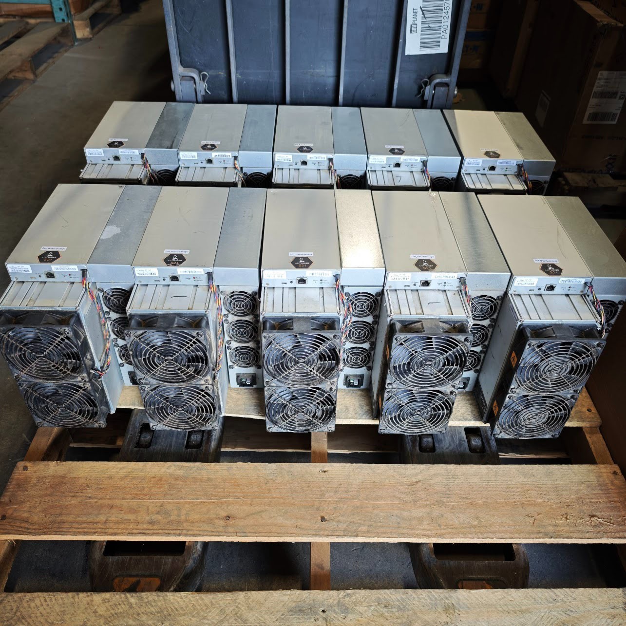 LOT of 10pcs Bitmain Antminer S21 188Th BTC Miner w/ Custom FW work on 150-222TH
