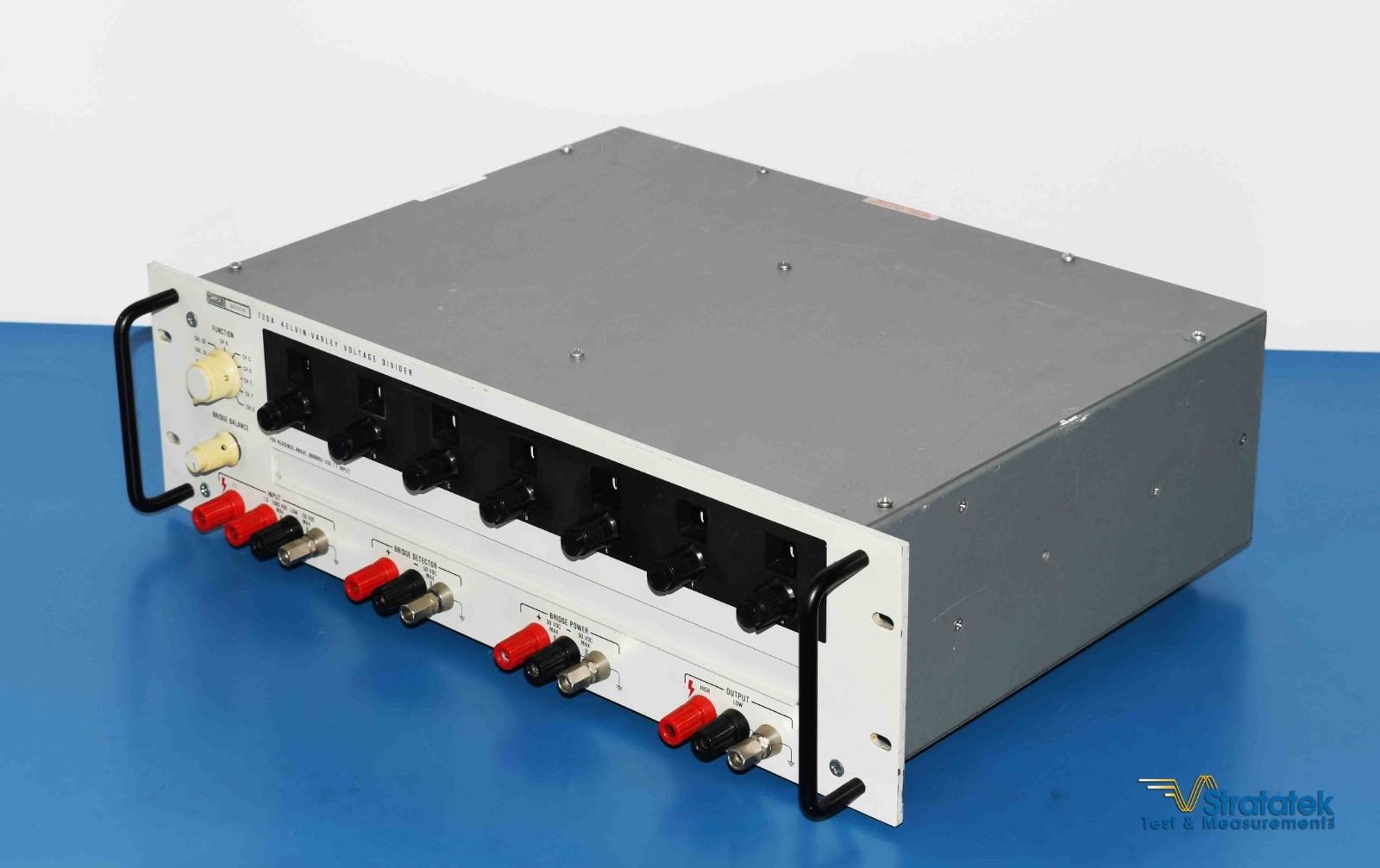 Fluke 720A Kelvin-Varley Divider Primary Ratio Standard 0.1ppm Input Linearity