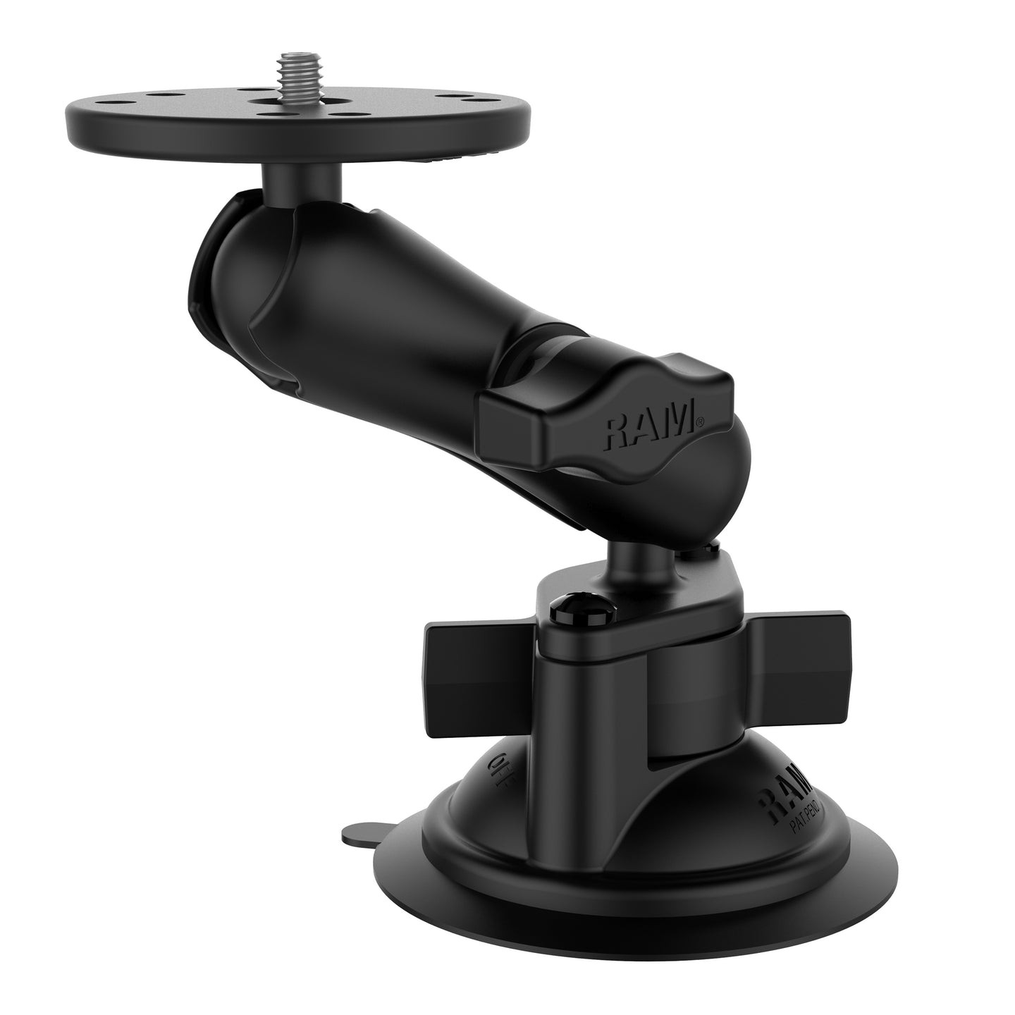 RAM-B-166-202AU  RAM Twist-Lock Suction Cup Mount with Round P...