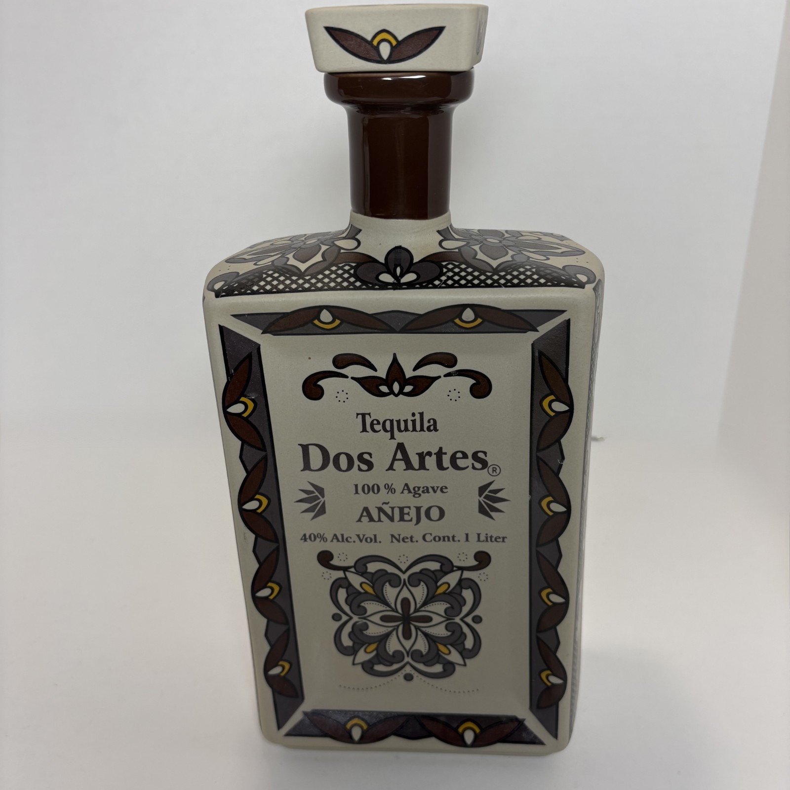 Tequila Dos Artes 100% Anejo Painted Bottle Only