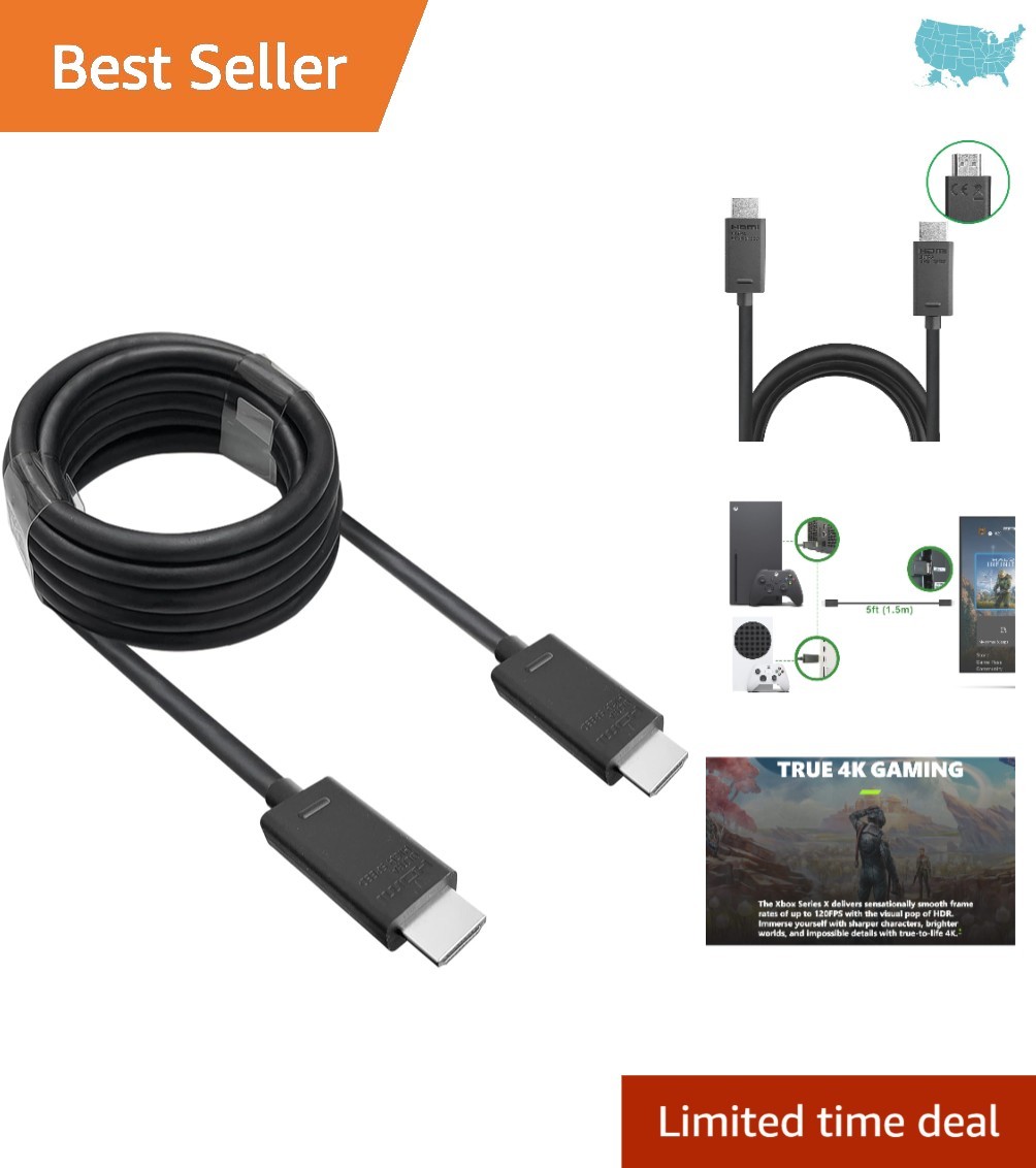 Exclusive HDMI 2.1 Cable – Enjoy True 4K & 8K HDR Gaming on Xbox Series X|S