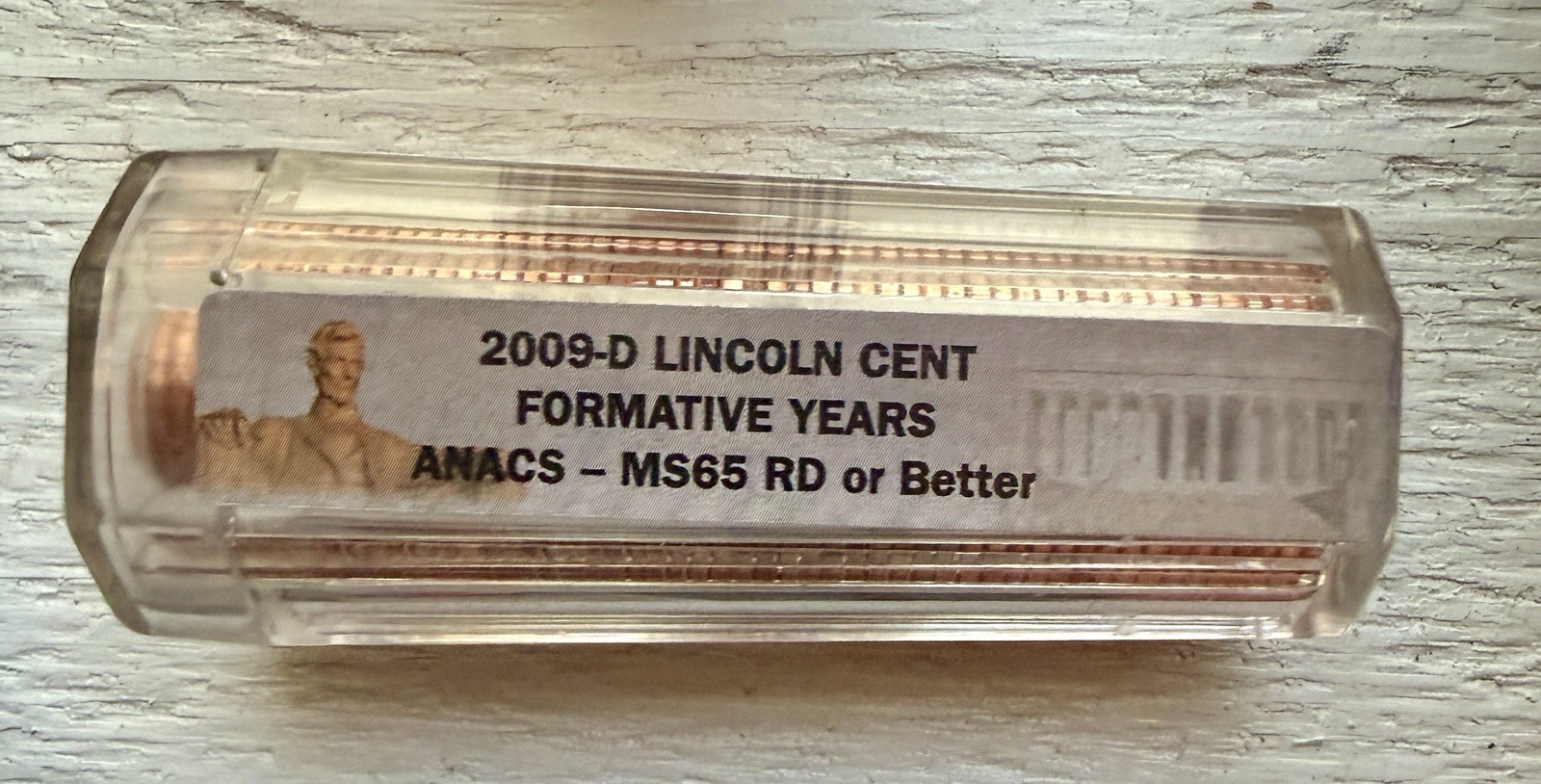 2009-D Lincoln Cent Formative Years ANACS MS65 Or Better Sealed Roll