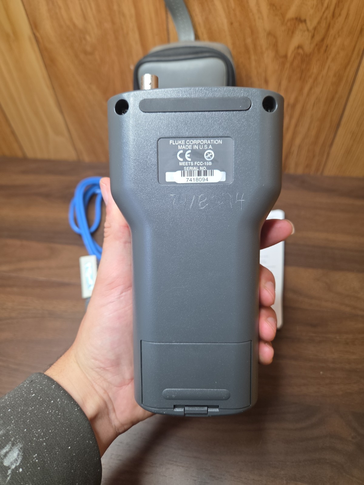 Fluke 620 LAN Cable meter With Case WORKS BUT READ