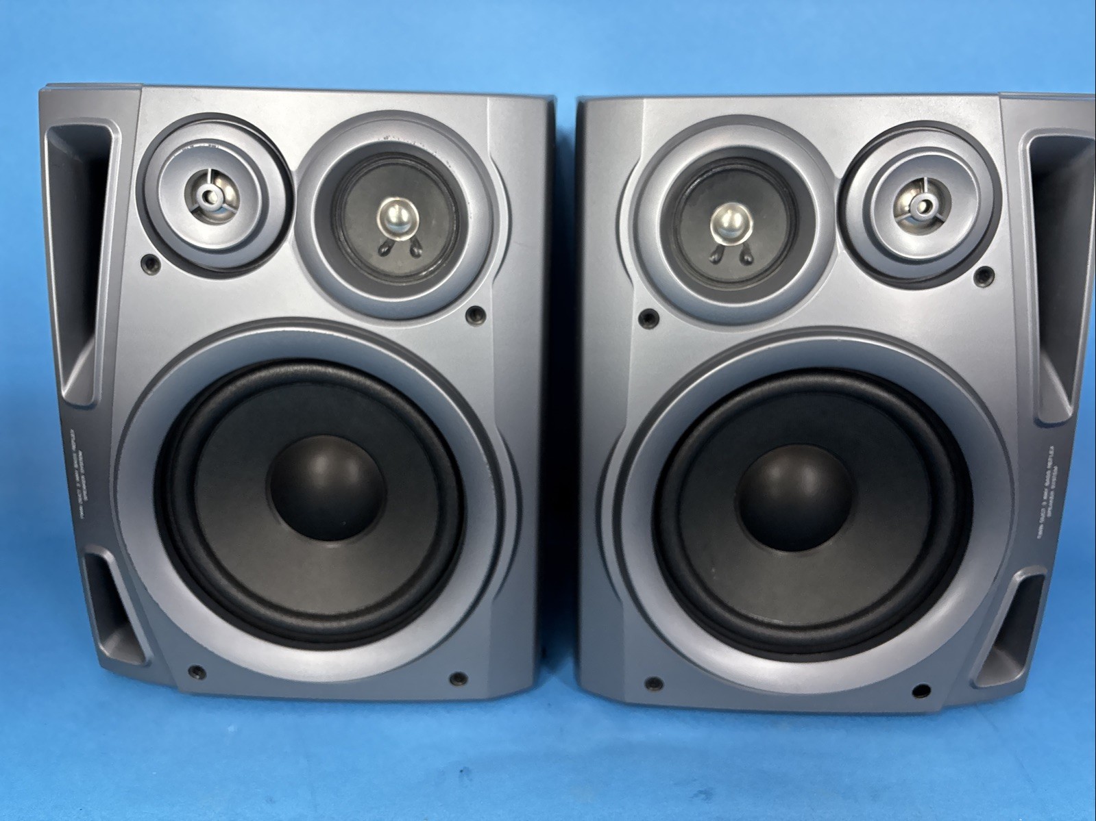 Aiwa Stereo Speaker System Pair Model SX-NA54 No Grille TESTED/WORKS GREAT