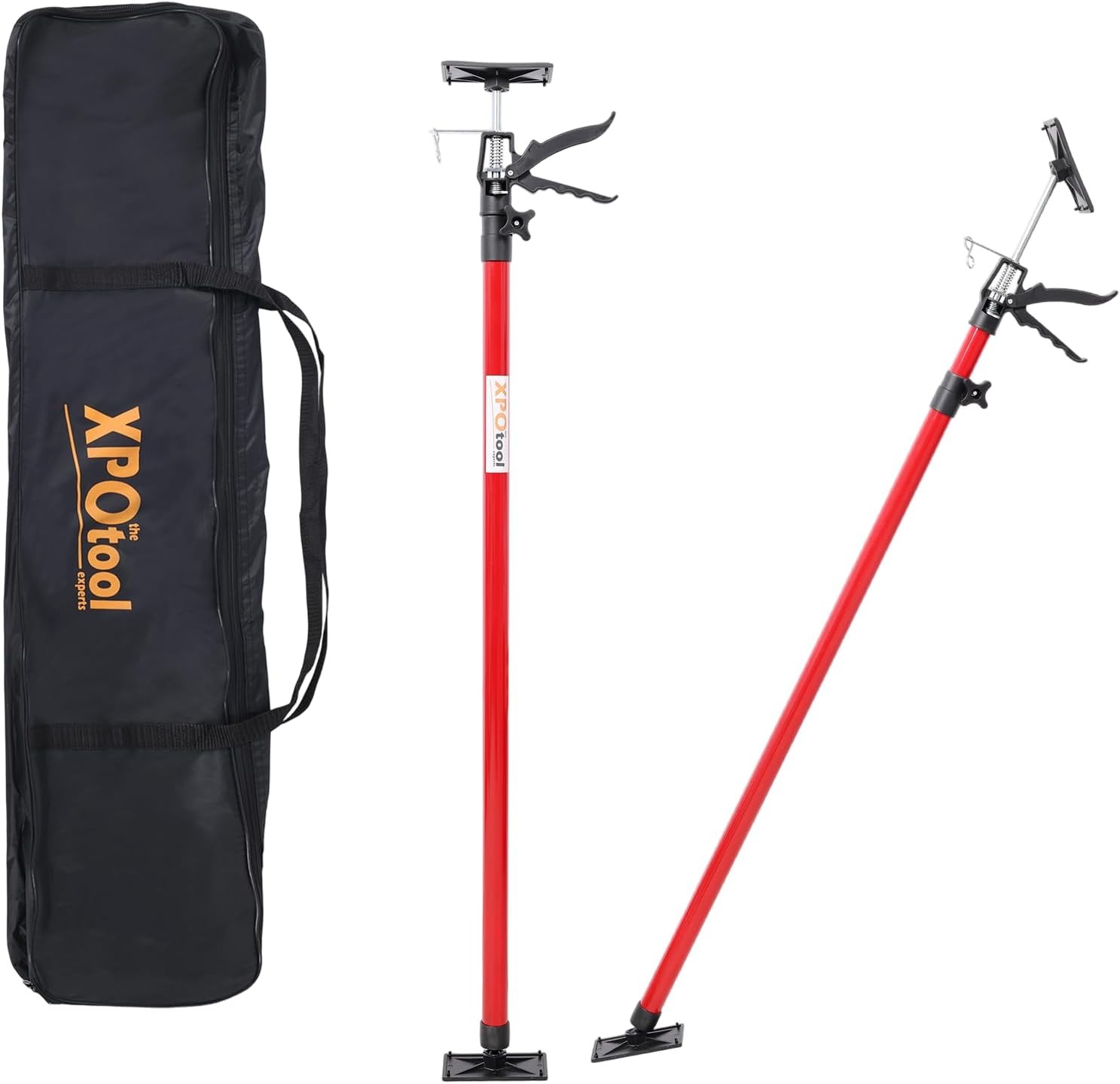 Cabinet Jack Support Pole, 45-114" Adjustable Steel 3rd Hand Support System Rod
