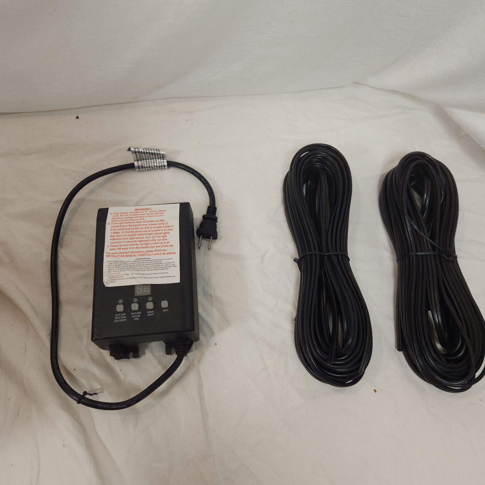 Hampton Bay Low-Voltage 30-Watt Landscape Lighting Transformer, Underground Wire