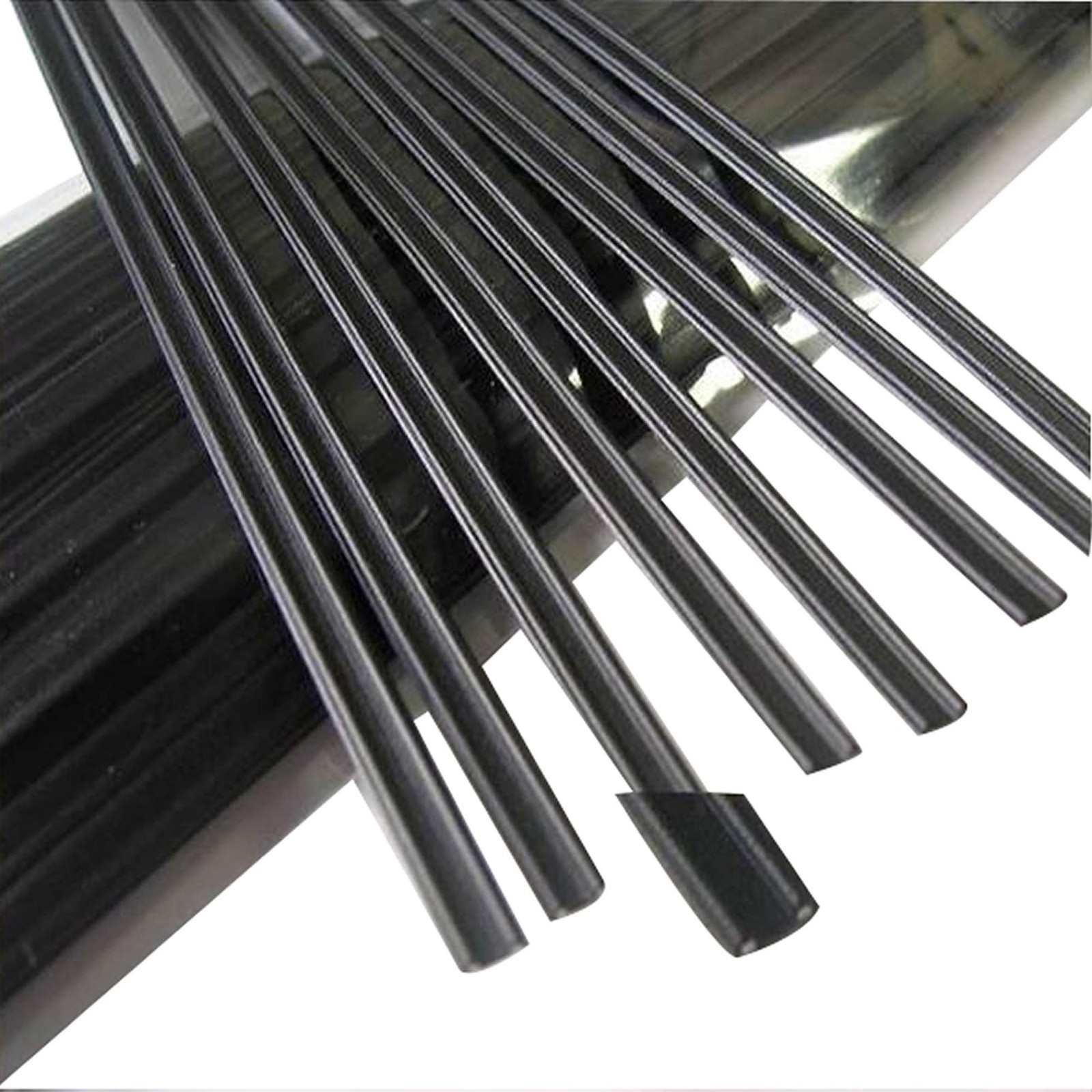 100pcs Plastic Black 11" wire gauge #23 Twist Ties - Double Wire Heavy Duty f...
