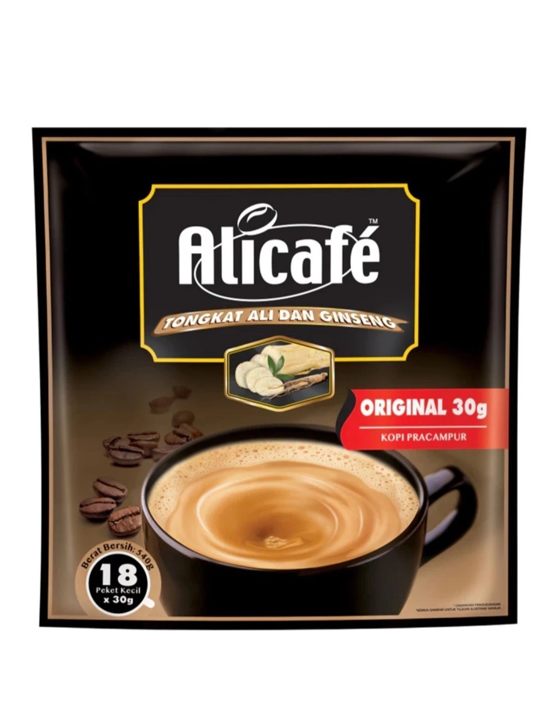 Alicafe Original 18 Sac x 30g Halal Coffee + DHL FREE SHIPPING