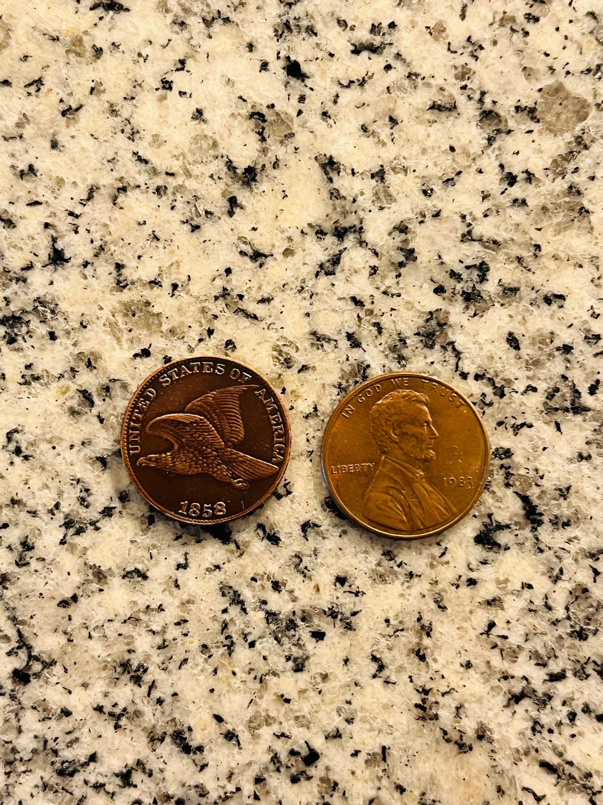 1858 Flying Eagle Novelty/Souvenir Cent