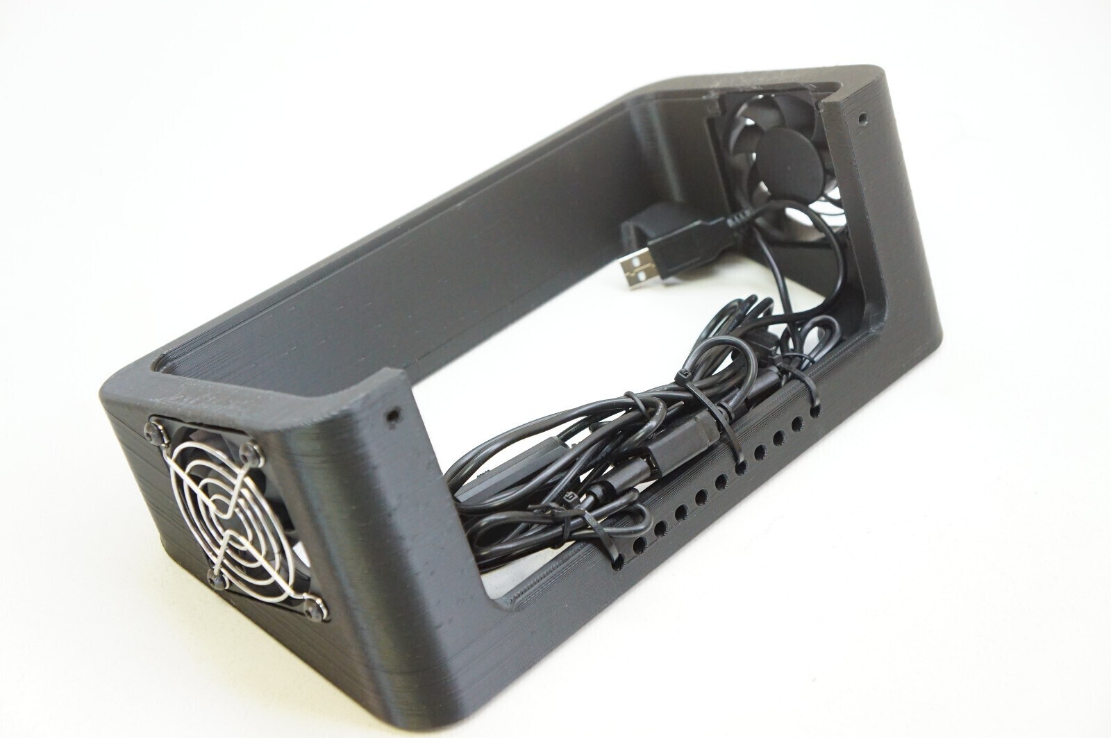 Angled Pro Streamer Stand Tower for ATEM Mini Pro 30 Degree (With Cooling Fans)