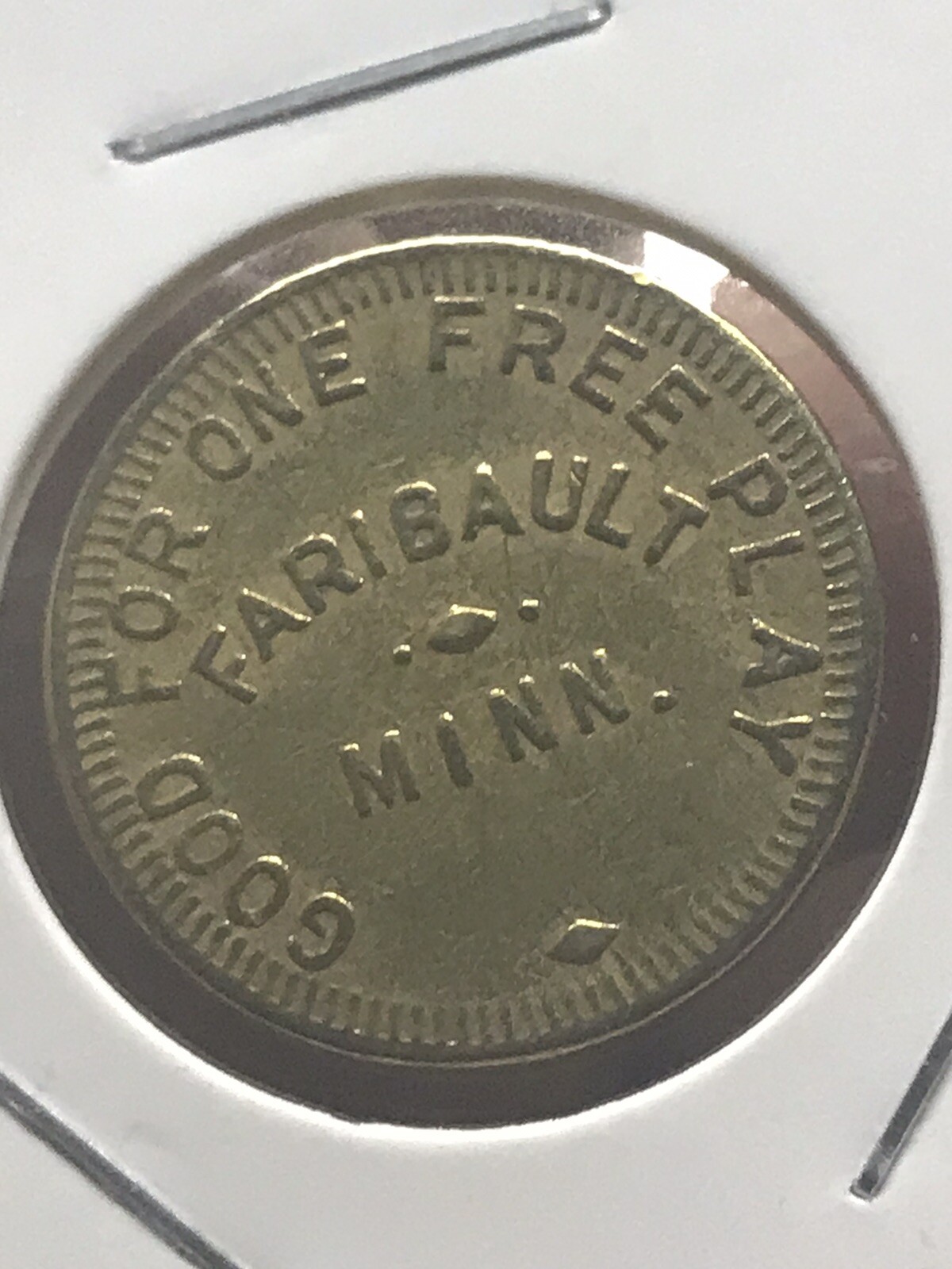 Arcade Token- Gopher Sales Co - Faribault, Minnesota