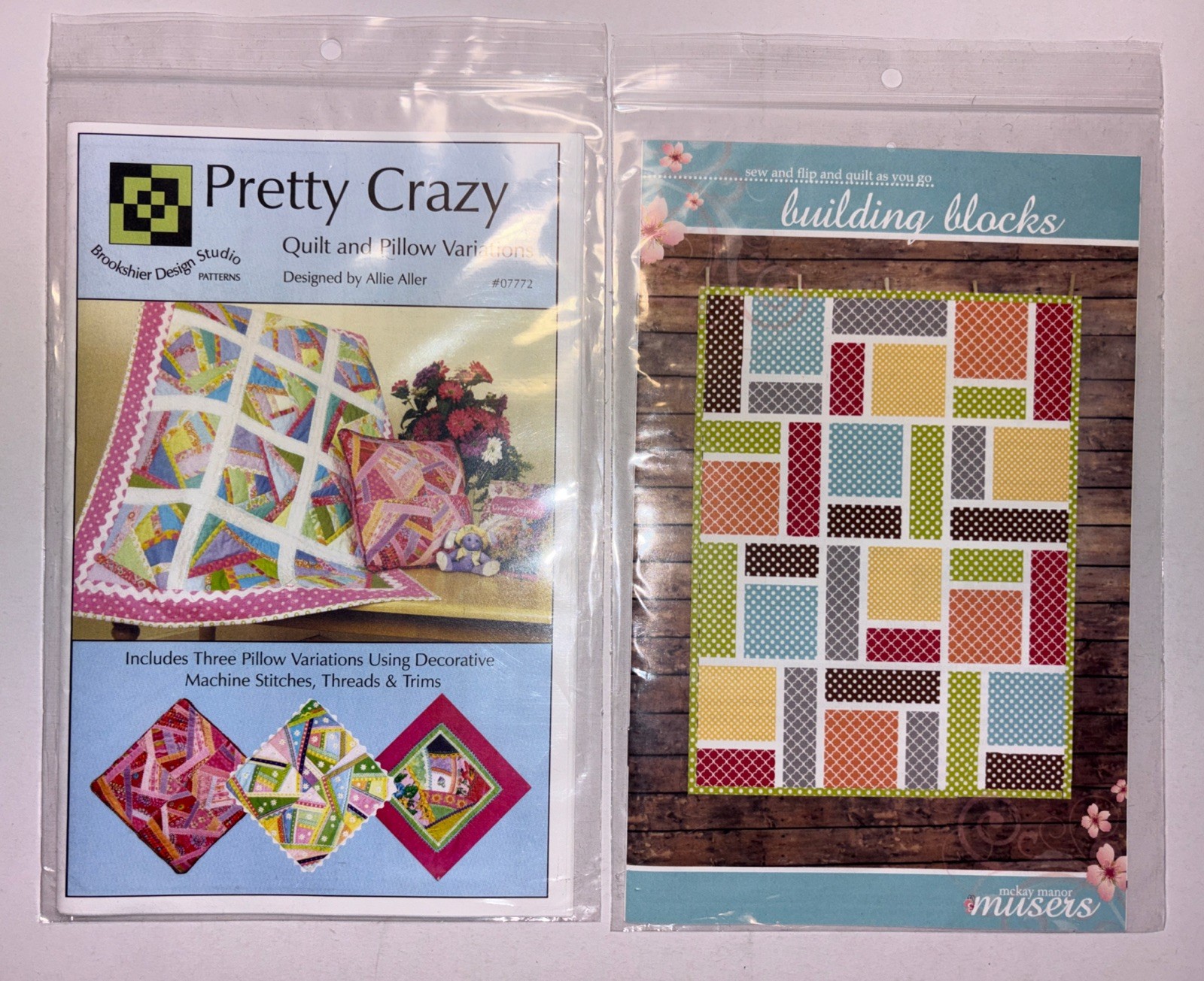 Vintage Quilt Pattern Lot (18)