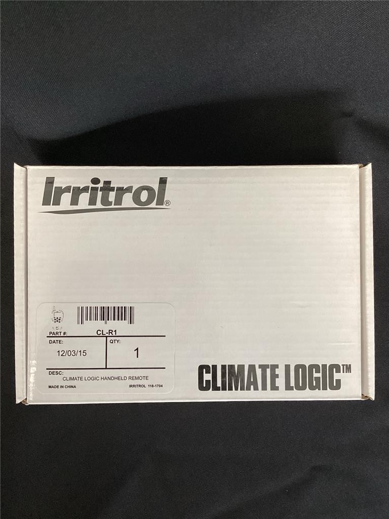 + Irritrol Climate Logic Handheld Remote CL-R1 Transmitter NEW