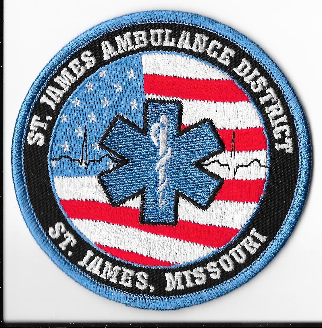 St. James Ambulance District, Missouri Shoulder Patch V1