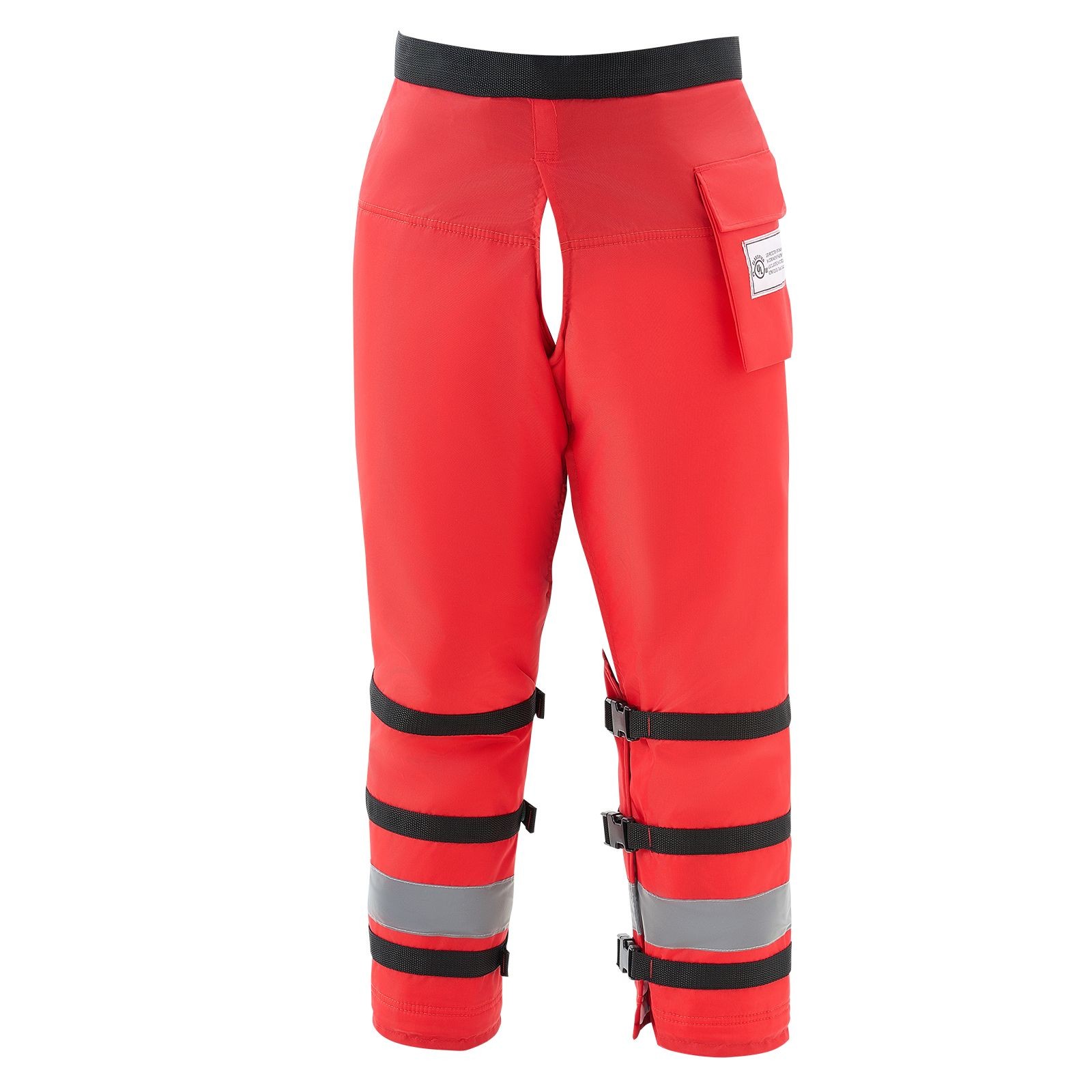 Wrap-Style Chainsaw Chaps, Class D, 6-Layer Cut-Resist + 2-Layer Cushion