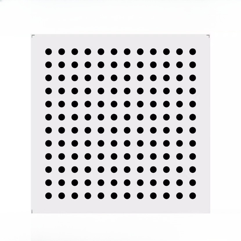 Alumina Dot Calibration Plate Optical Calibration Block Test Calibration Card
