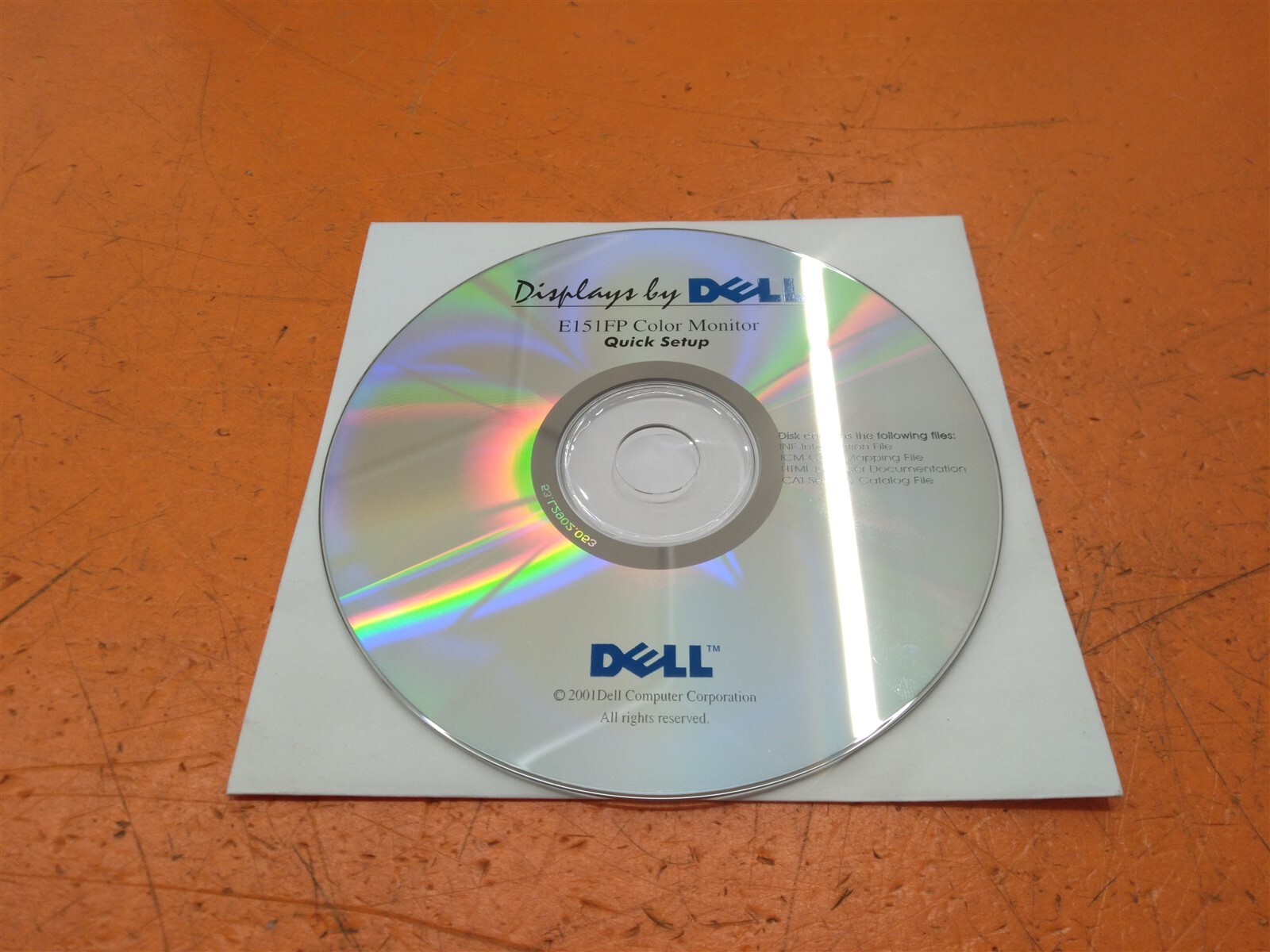 ⭐️⭐️⭐️⭐️⭐️ Displays By Dell E151FP Color Monitor Quick Setup CD
