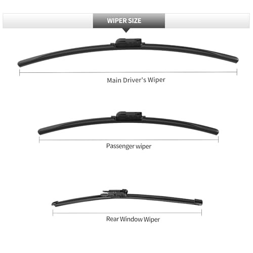 Front and Rear Windshield Wipers for Range 2017-2025 For Range Rover Velar
