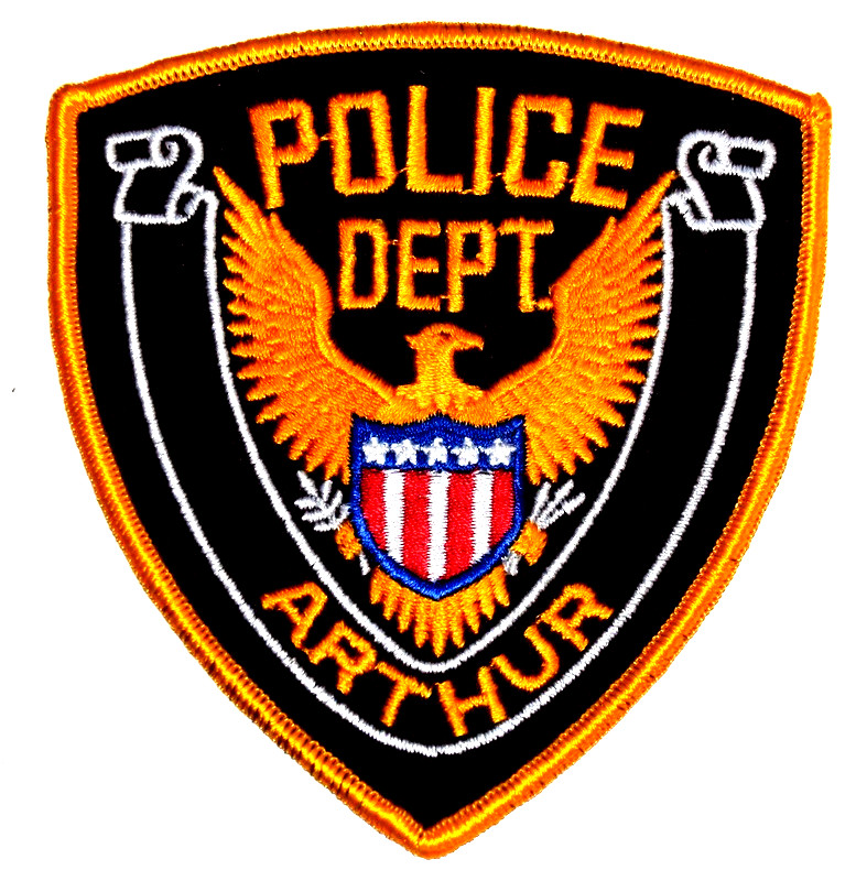 ARTHUR – POLICE DEPT - ILLINOIS IL Sheriff Police Patch GOLDEN EAGLE CREST