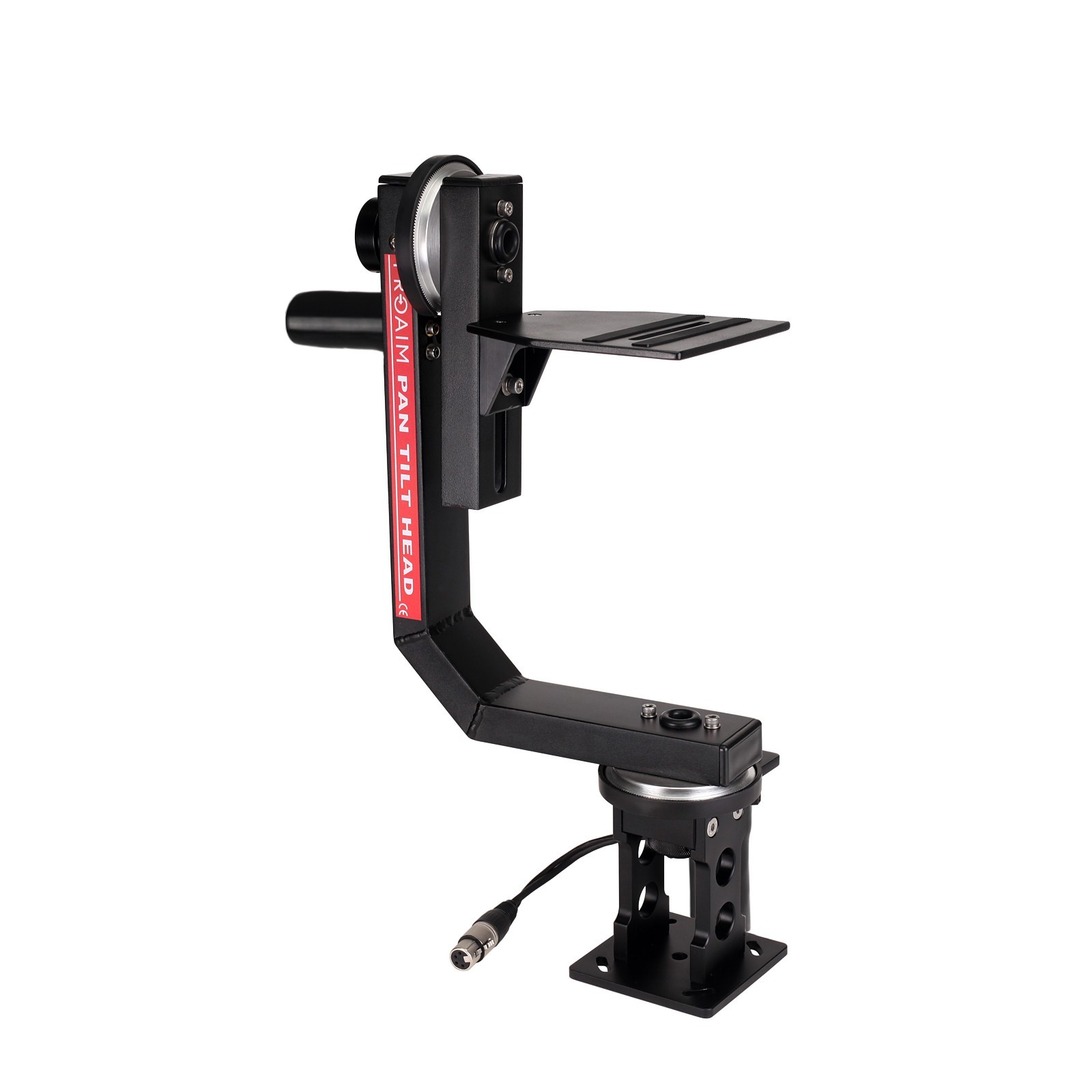 PROAIM Sr. Motorized Pan Tilt Head with 12V Joystick Controller for Camera Jib