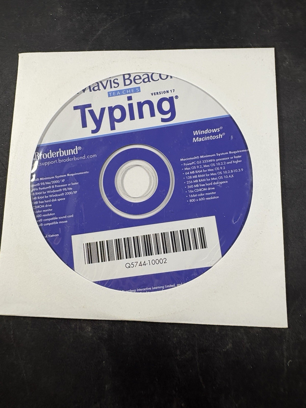 Mavis Beacon Microsoft Windows Typing Course CD