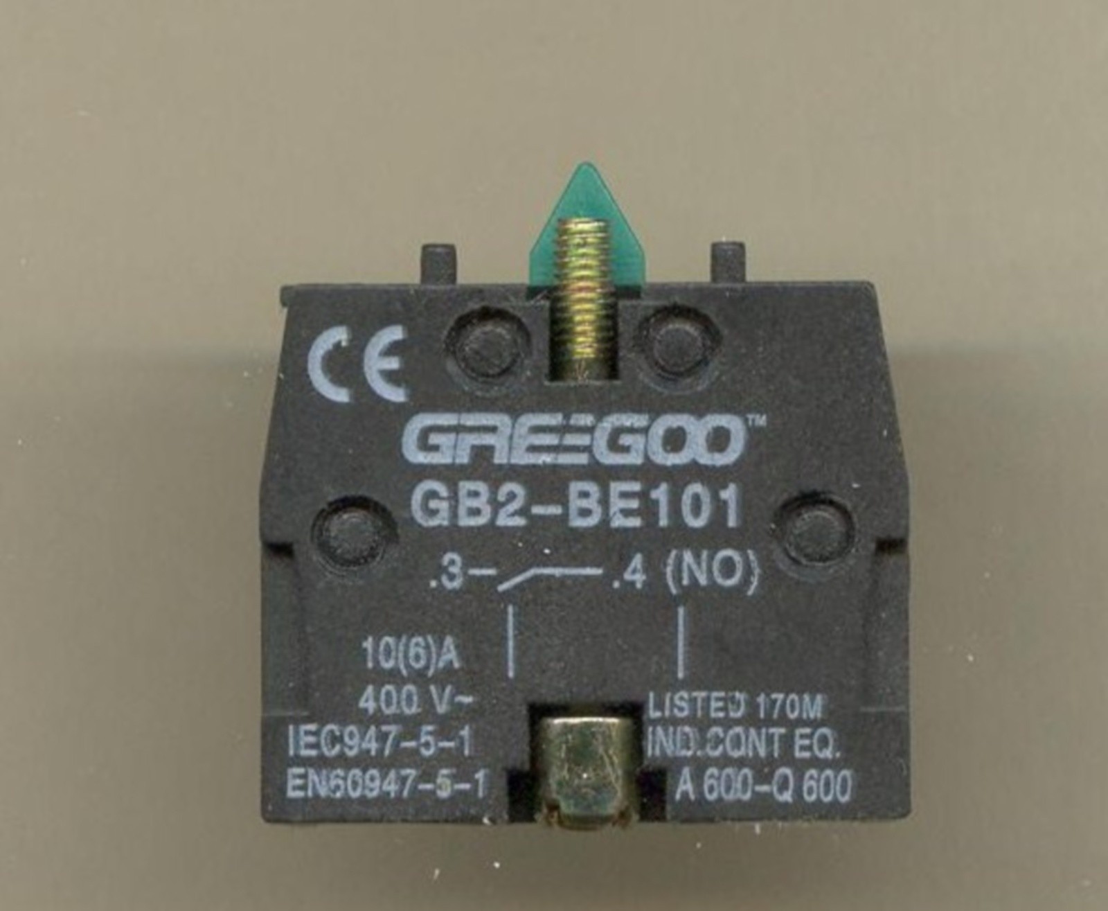 Greegoo 10 pieces GB2-BE101 NO Normally Open Contact Block zb2