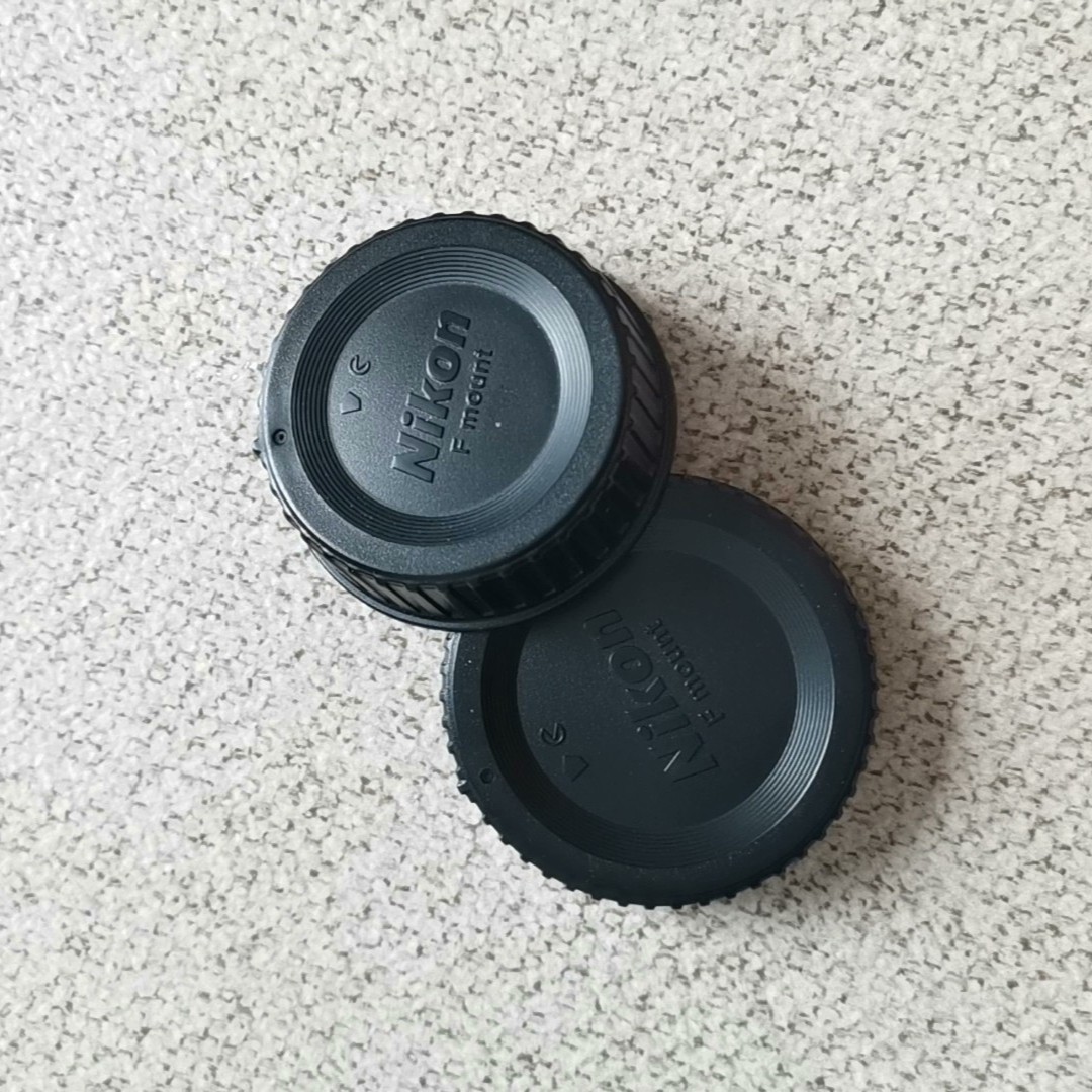 Nikon F Mount Rear Lens Cap + Body Cap Set for AF AF-S AI AIS Nikkor SLR DSLR