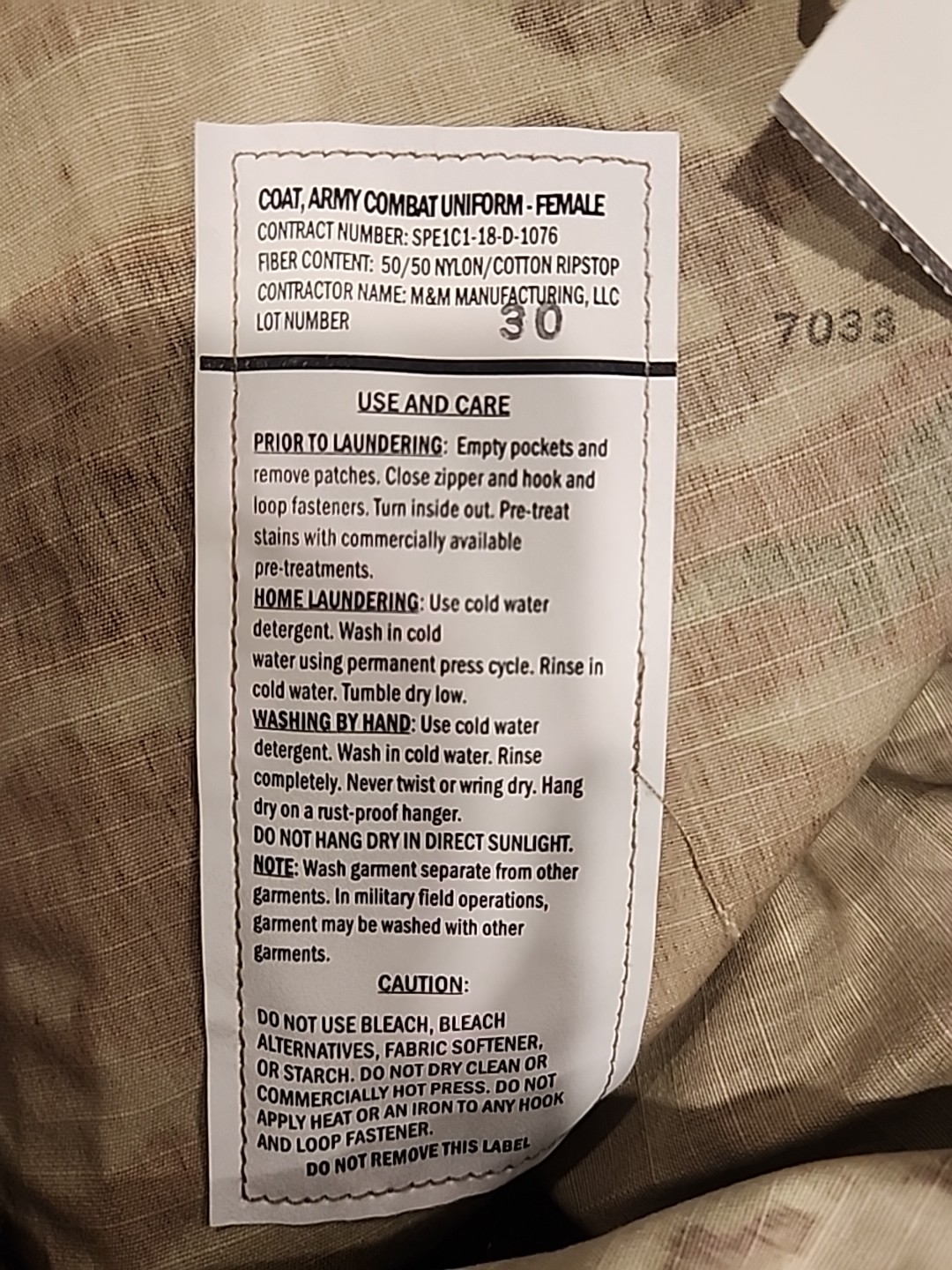 New Army Combat Coat Women SIZE 36 REGULAR W TAGS 🔥