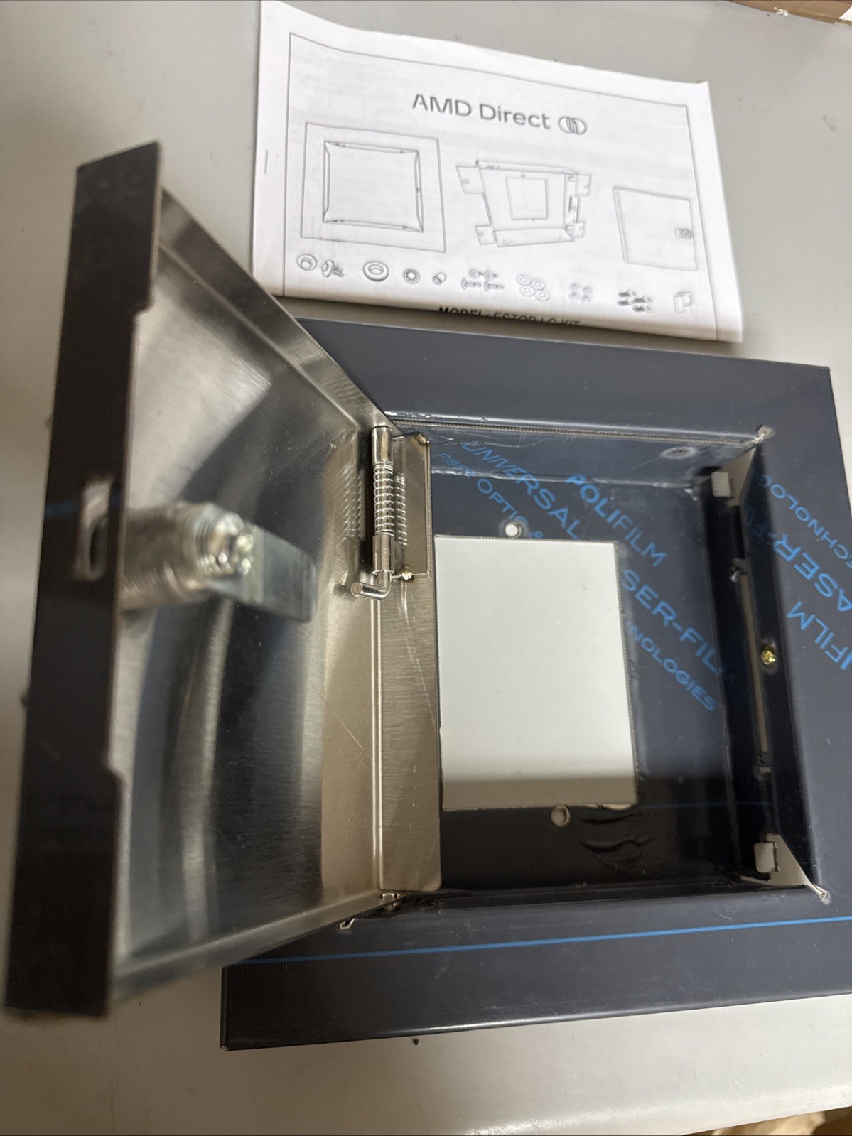 Firegear ESTOP-LC-KIT E-Stop Timer Locking Cabinet Kit Stainless Steel