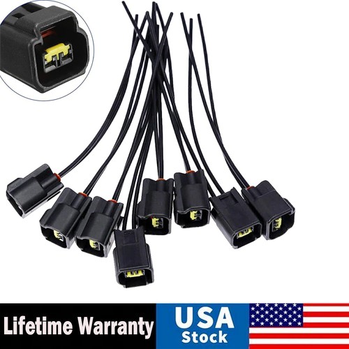 For Ford 4.6L 5.4L 6.8L 1991-2011 Ignition Coil Connector Pigtail Plug 8pcs New