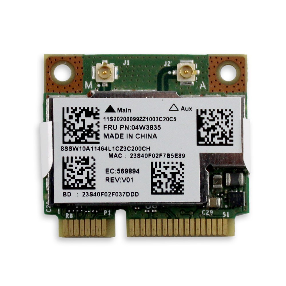 Lenovo 04w3835 Broadcom BCM943228HMB 802.11a/b/g/n WLAN + BT PCI-E Half