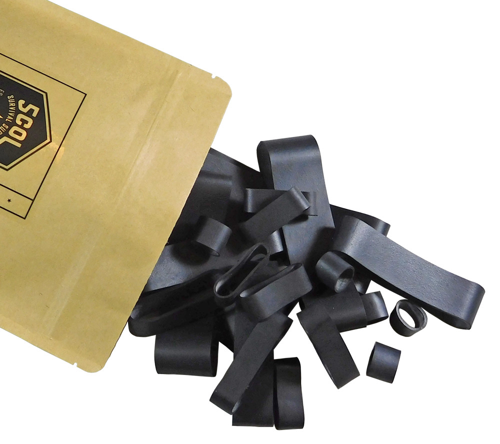 Skog Bands Large Mix Pack Heavy Duty EPDM Rubber Band USA Ranger Survival Gear