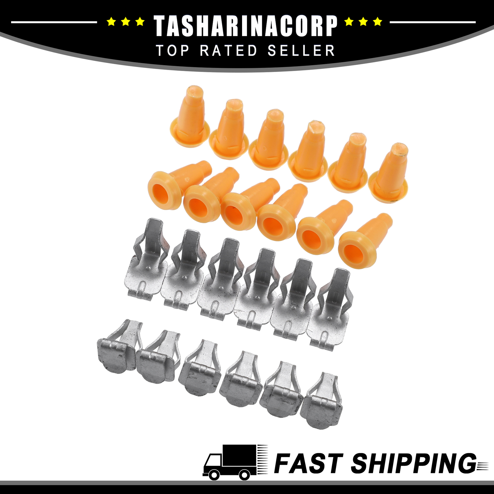 Piece of 24 Front Door Panel Frame Plug Clip fit for Chevrolet Impala Camaro