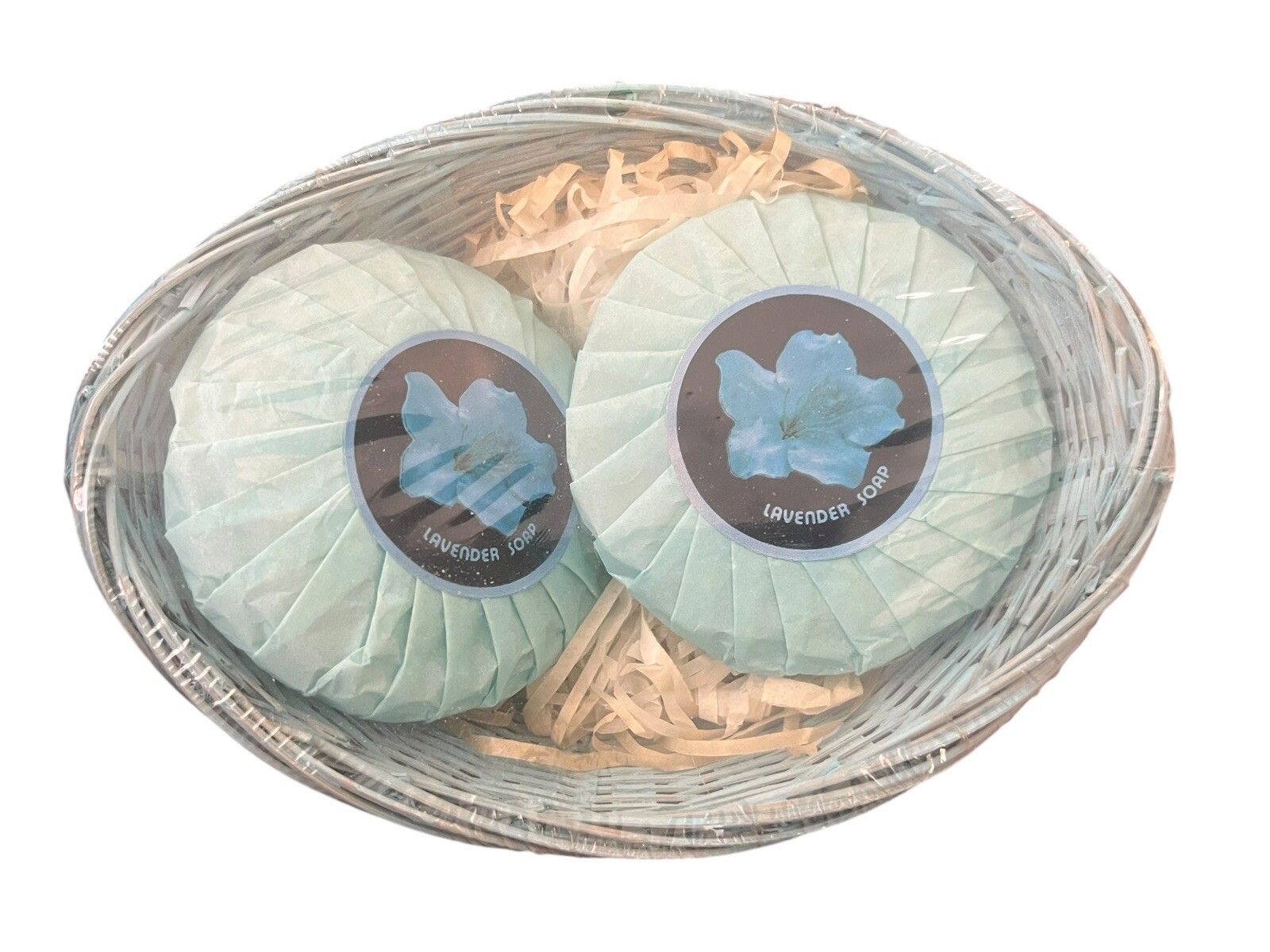 Vintage ROVAR soap- Lot of 2 Soaps Gift Basket Pre Wrapped- Lavender Scent NOS
