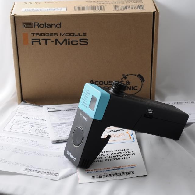 Roland RT-MicS Hybrid Drum Trigger Module Mic Boxed