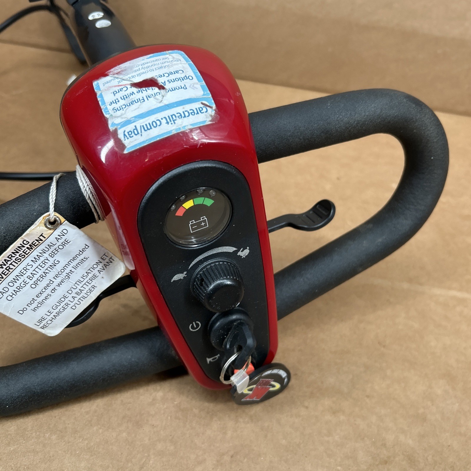 Golden Mobility Scooter BuzzAround LT Mod# WTBL Tiller Dash Board Speed Control