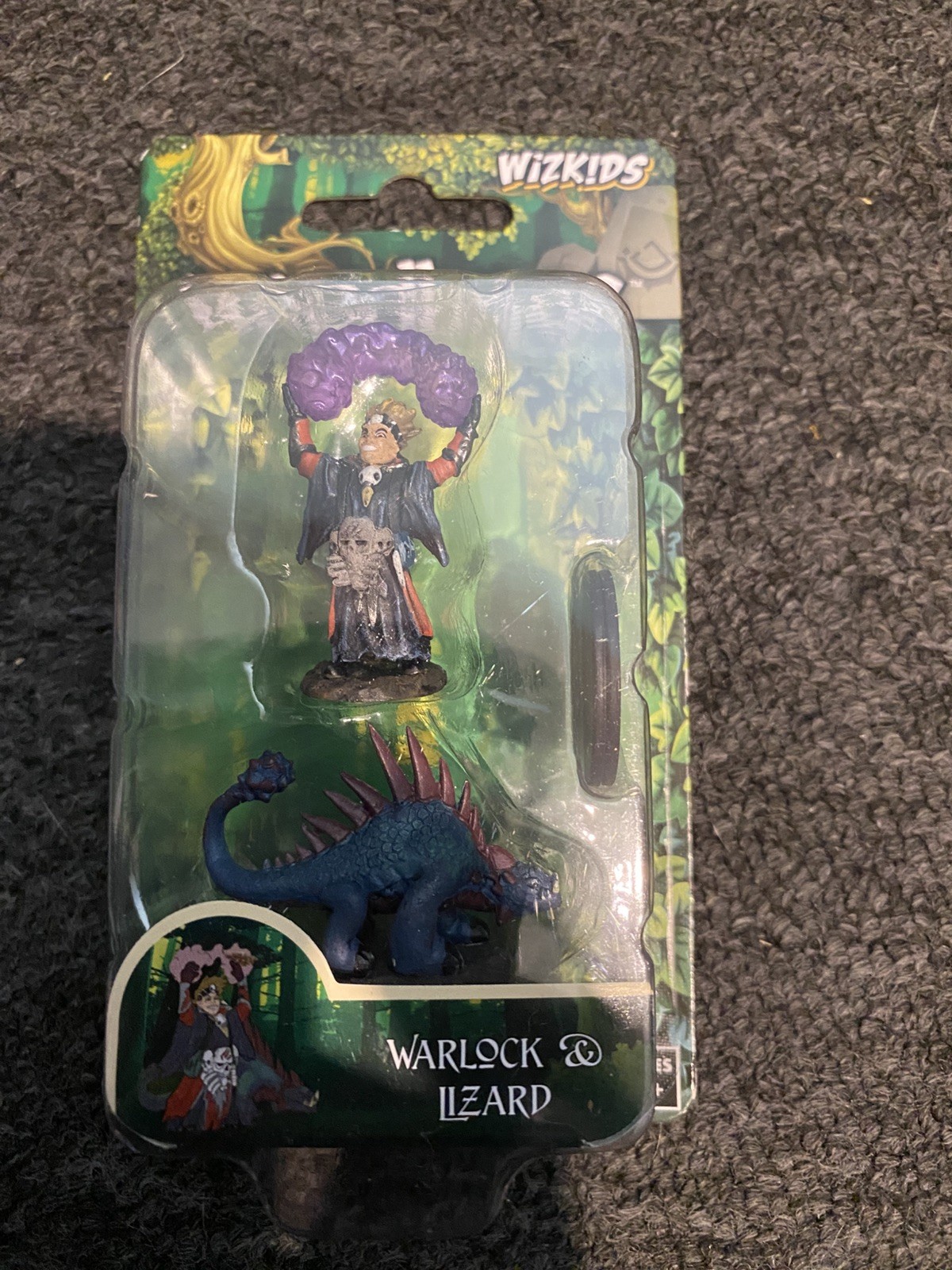 Warlock & Lizard - Wizkids Wardlings Miniatures