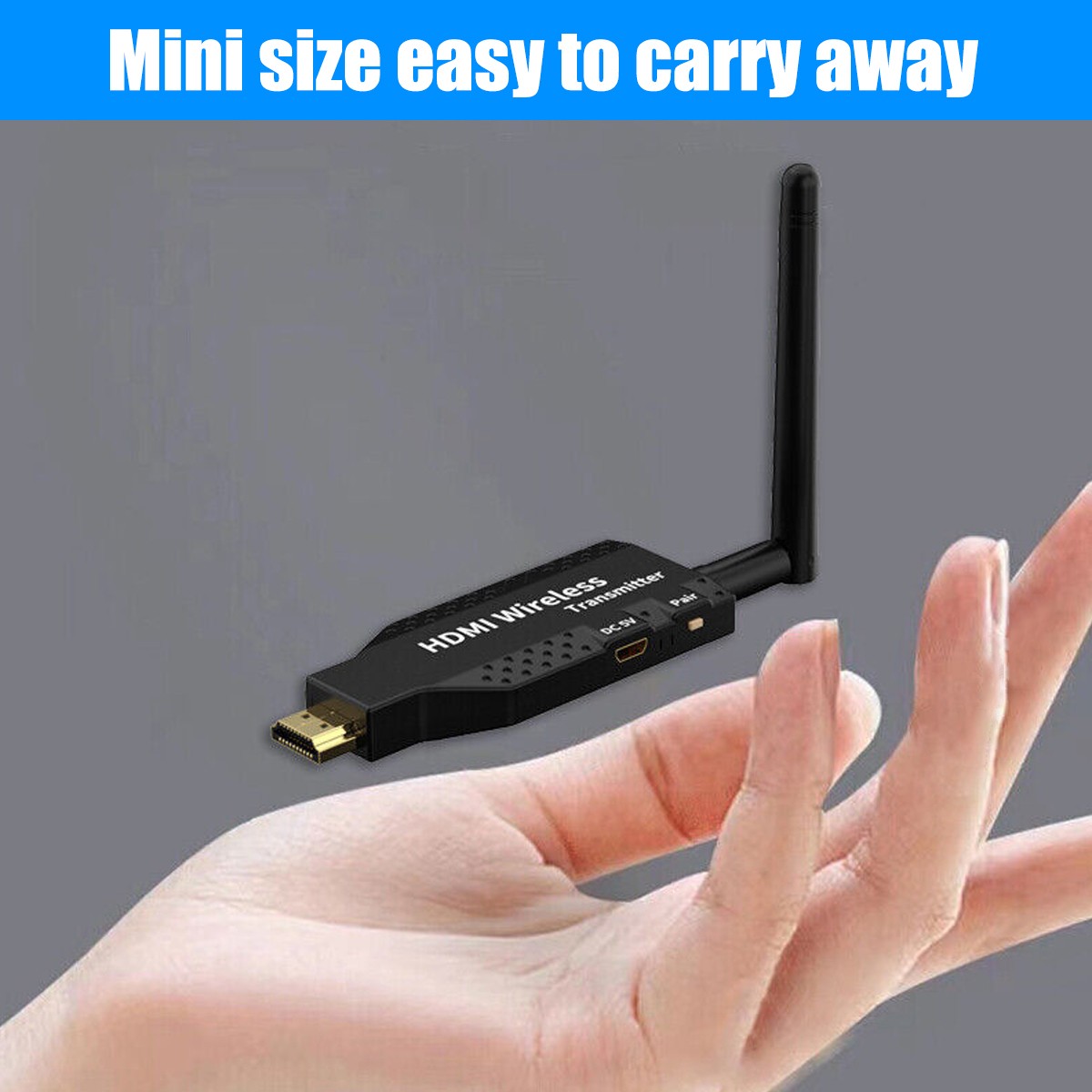 HDMI Wireless Transmitter Receiver 1Tx 1Rx Plug & Play Wall Penetration Support