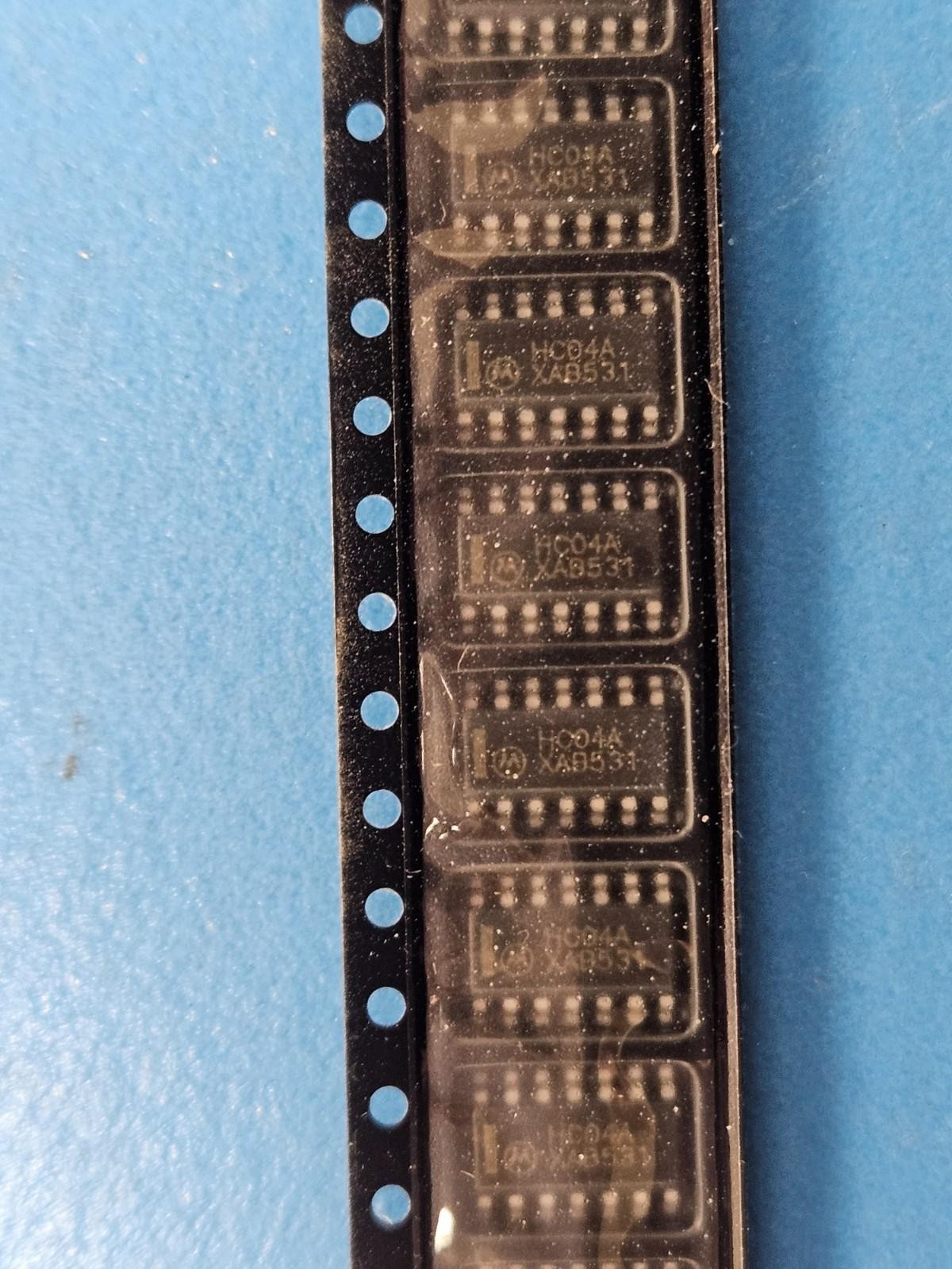 (25PCS) MC74HC04AD HC04A Inverter, HC/UH Series, 6-Func, 1-Input, CMOS, SOIC14