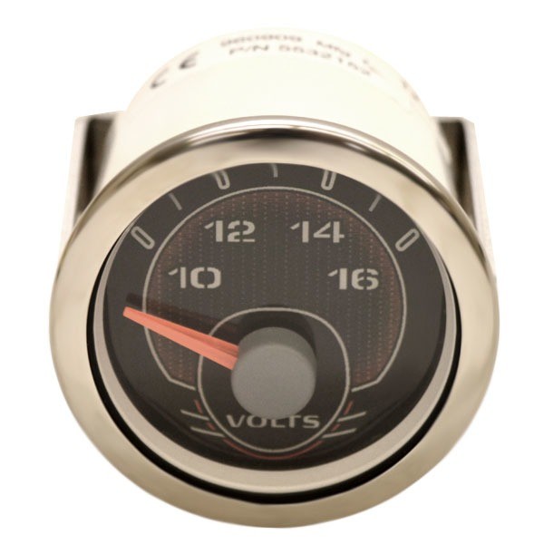 Beede Boat Marine Volt Gauge 960909 | Triton Ranger Black 2 Inch