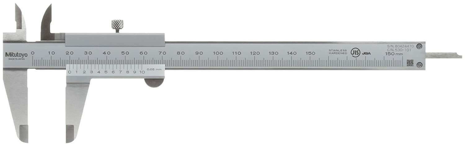 Mitutoyo Vernier Caliper Range of Measurement 150mm N15 530-101 Made in Japan