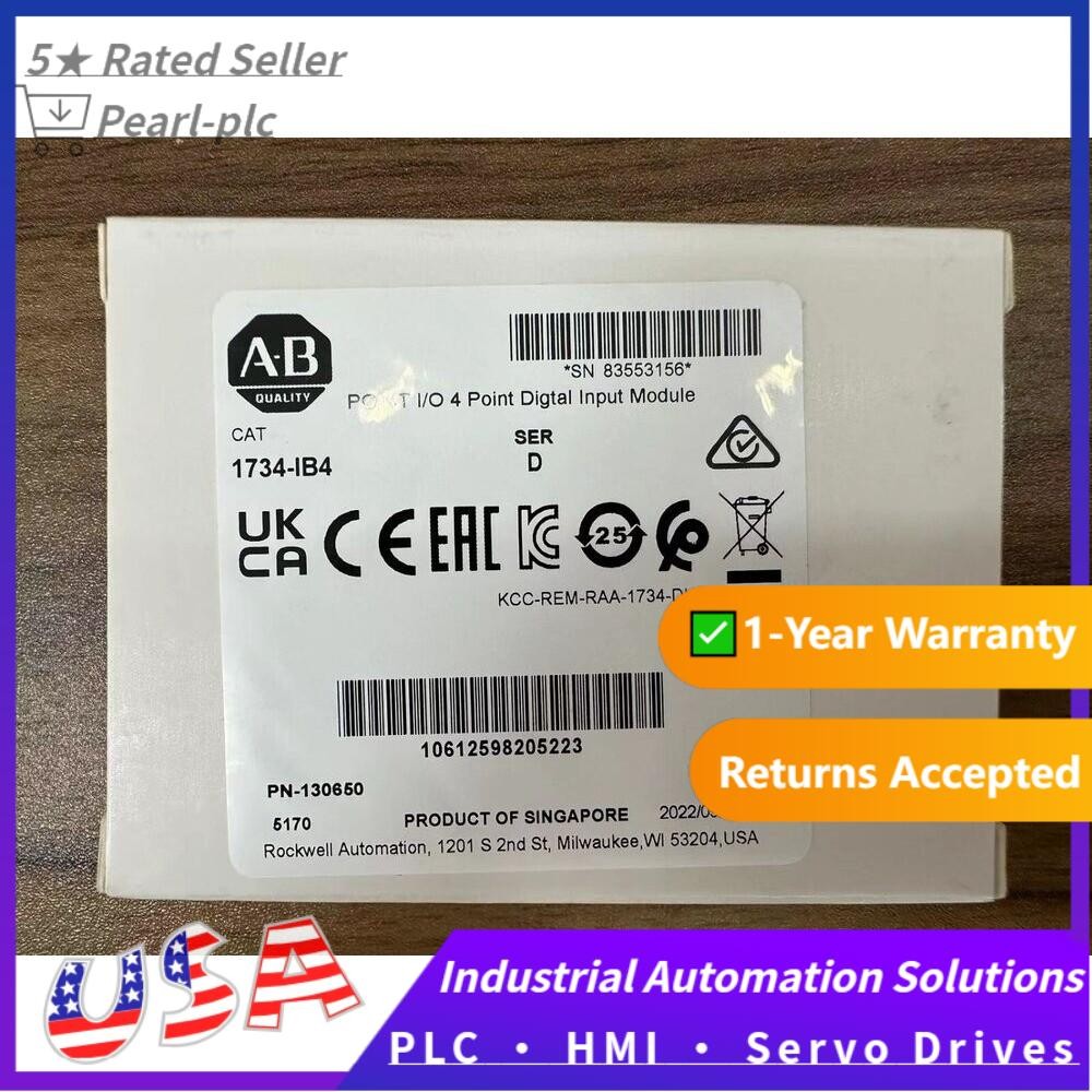 1734-IB4 Allen Bradley POINT I/O 4 Point Digital Input Module US Free Tax