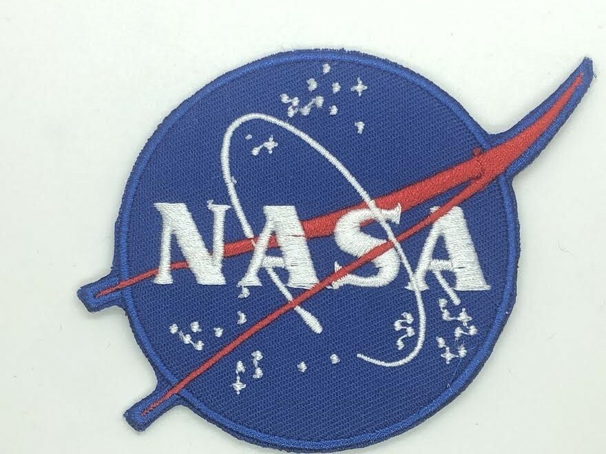 NASA Aerospace EMBROIDERED PATCH, IRON ON