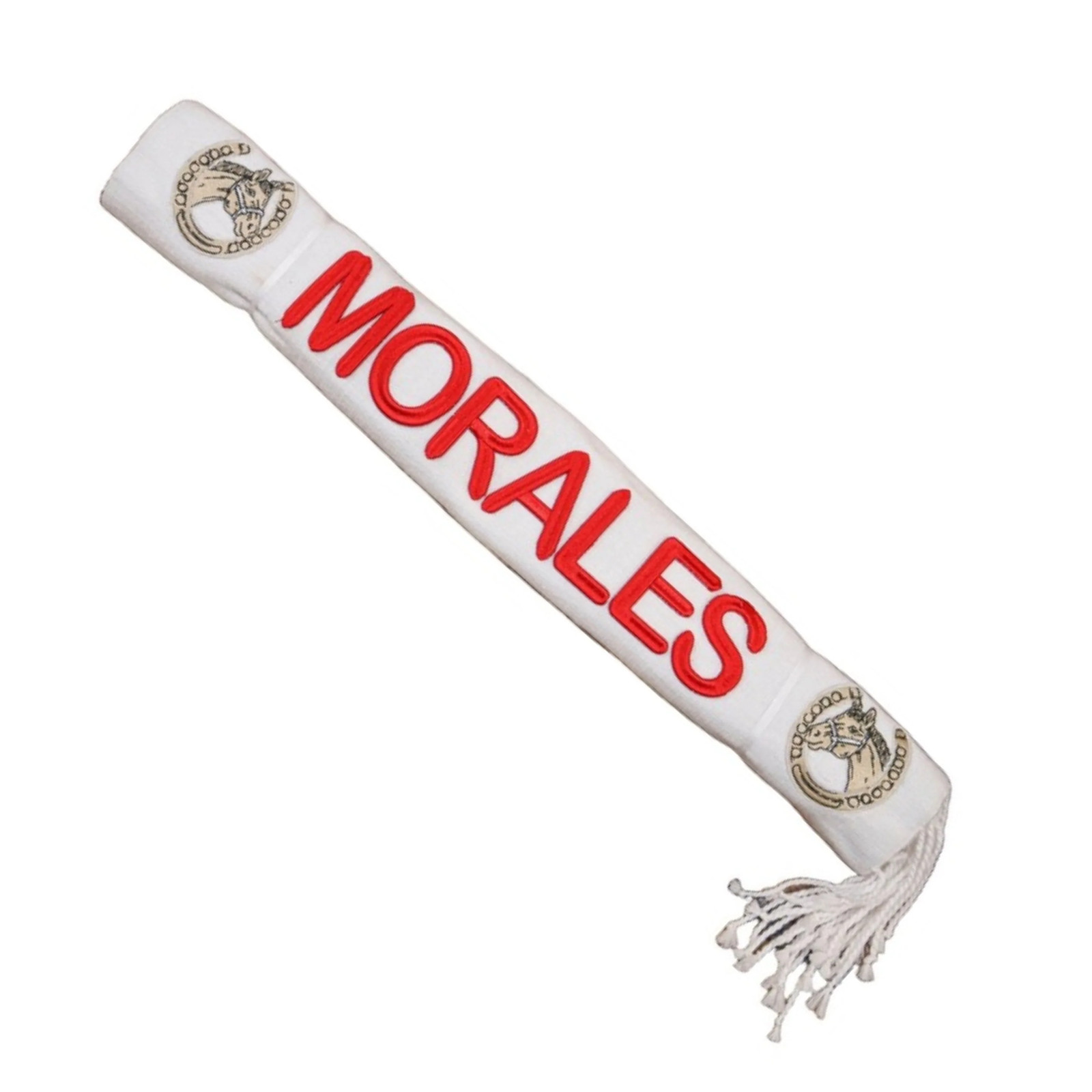 White Charro Saddle Morales Sarape Lienzo