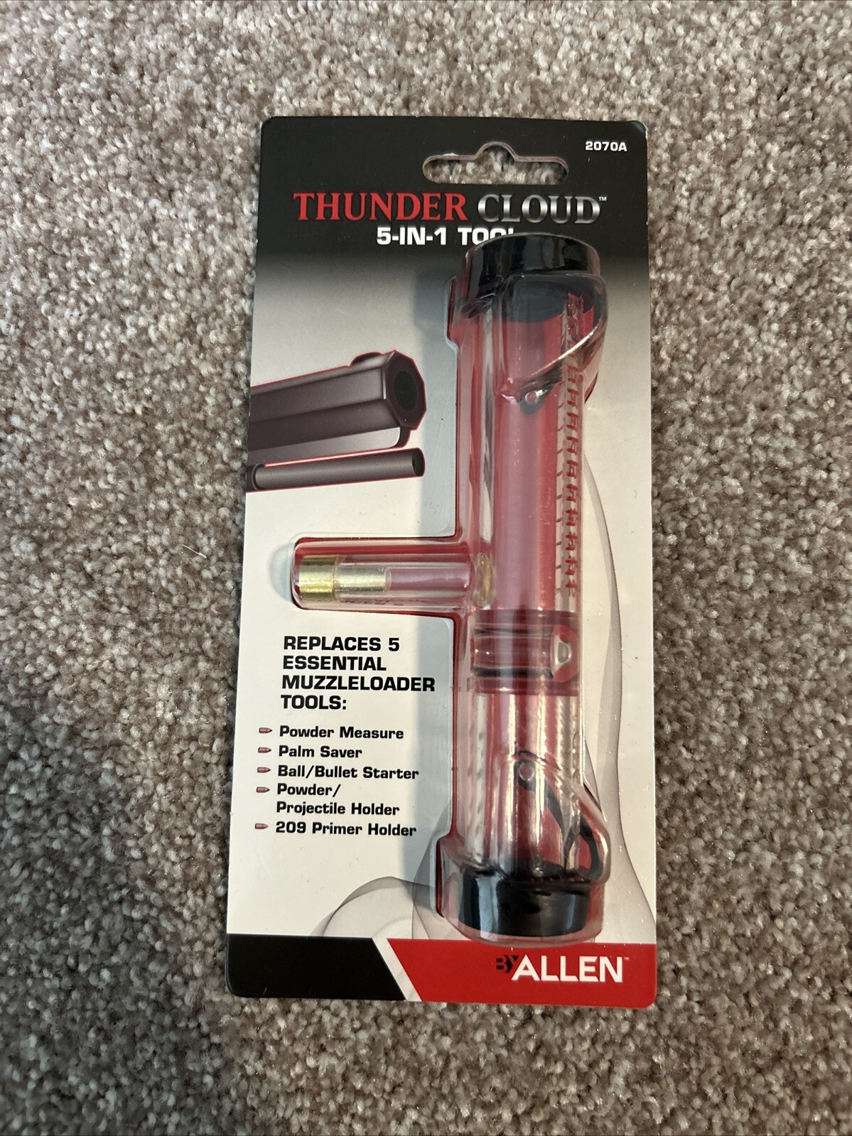 Thunder Cloud 5-In-1 Tool  Replaces 5 Essential Muzzloader Tools  New