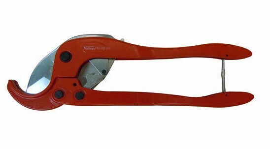 2-1/2" Pvc Pipe Cutter Ratcheting Type Cuts Rigid / Flexible Polyethylene Pipe