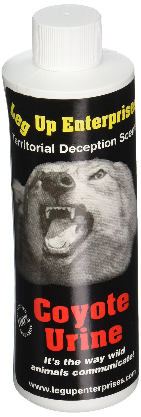 Leg Up Enterprises 91200 Real Coyote Urine 8-Ounce Garden Pest Repellent